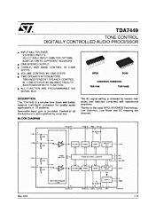 DataSheet TDA7449 pdf